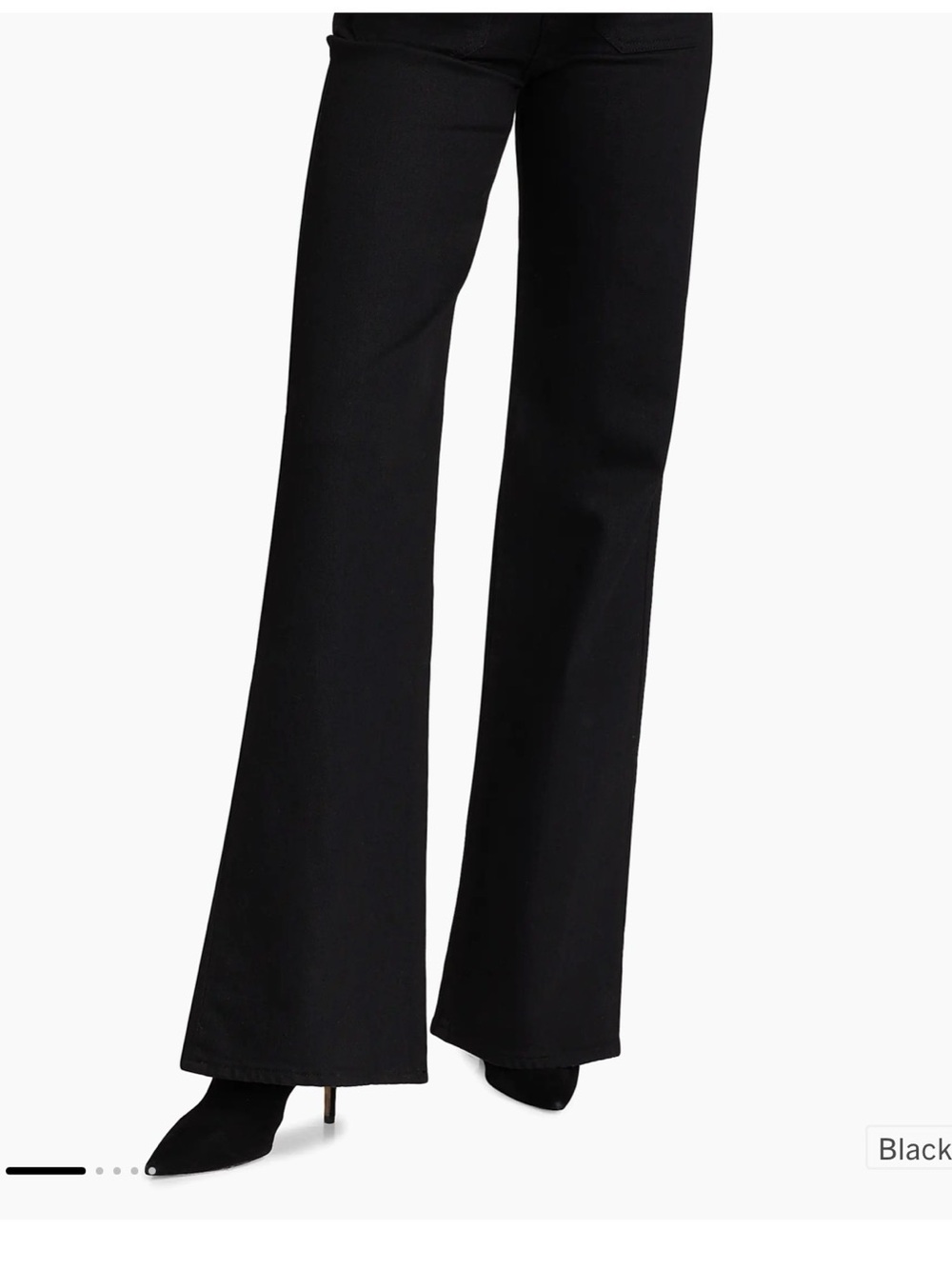 ✨ NILI LOTAN Black Wide Leg Wool Pants 🖤 Luxury Designer Size 4 NWOT - Picture 2 of 6